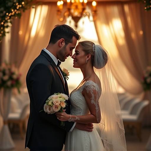 Fotografia di matrimonio intima in una villa privata